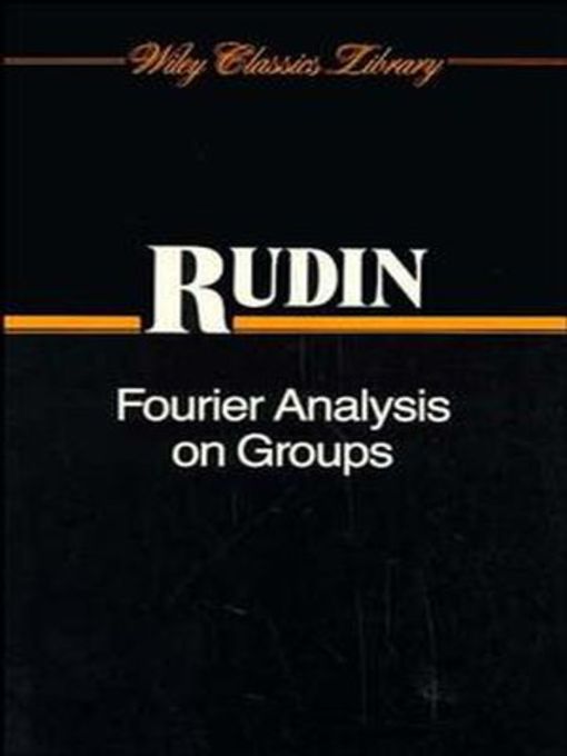 Upplýsingar um Fourier Analysis on Groups eftir Walter Rudin - Biðlisti